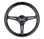 350MM 1.5" DEEP DISH WOOD GRAIN STEERING WHEEL