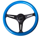 350MM 1.5" DEEP DISH WOOD GRAIN STEERING WHEEL