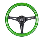 350MM 1.5" DEEP DISH WOOD GRAIN STEERING WHEEL