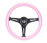 350MM 1.5" DEEP DISH WOOD GRAIN STEERING WHEEL