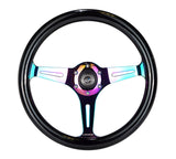 350MM 1.5" DEEP DISH WOOD GRAIN STEERING WHEEL