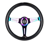 350MM 1.5" DEEP DISH WOOD GRAIN STEERING WHEEL