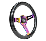 310MM WOOD GRAIN STEERING WHEEL