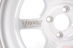 Volk Racing TE37V 10th Anniversary Edition Wheel 15x8 4x100 15mm Dash White