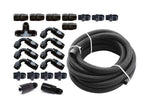 Torque Solution Braided Fuel Line Kit for -6 Aeromotive FPR: Subaru WRX 02-14, STI 07-18, LGT 07-12, FXT 06-13