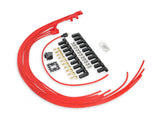 ACCEL Spark Plug Wire Set - 8mm - Universal - Red Wire with Red 90 Deg Boots