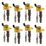 ACCEL Ignition Upgrade Kit- 2008-2014 Ford 4.6L/5.4L/6.8L 3-valve egines, yellow, 8-pack