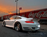 VR Aero Carbon Fiber GT2 Style Add-on Rear Wing Porsche 997 TT 07-13