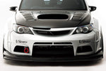 WIDEBODY FRONT BUMPER WIDE FENDER UNDER LIP FOR 2007-14 SUBARU WRX [GVB]