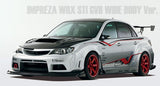 WIDEBODY FRONT BUMPER WIDE FENDER UNDER LIP FOR 2007-14 SUBARU WRX [GVB]