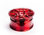 VR Forged D09 Wheel Brushed Red 18x9.5  40mm 5x114.3