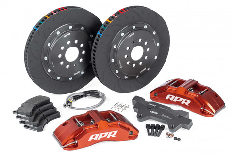 APR Brakes - 380x34mm 2 Piece 6 Piston Kit - Front - Red - MK7 R