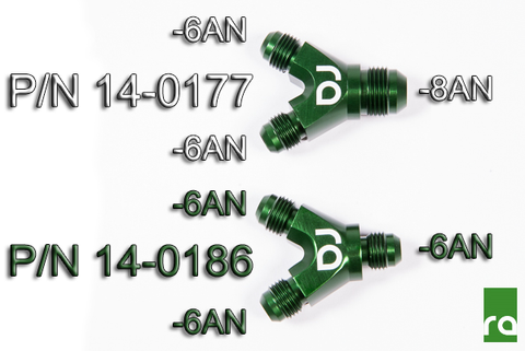 Y-ADAPTER, 6AN 6AN 8AN