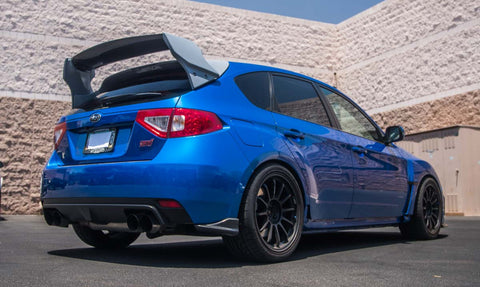 VR Aero Carbon Fiber Rally Wing Subaru STI Hatchback Only 2008-2014
