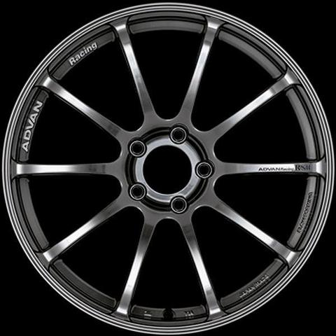 Advan RGIII 17x8 +38 5x114.3 Racing Hyper Black Wheel