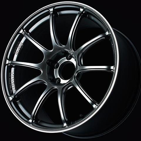 Advan RZII 18x9.5 +45 5x114.3 Racing Hyper Black Wheel