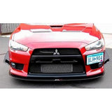 APR Carbon Fiber Front Wind Splitter Mitsubishi EVO X 2008-2015