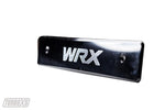 TurboXS 08-14 Subaru WRX/STi Billet Aluminum License Plate Delete Black Machined WRX Logo