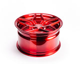 VR Forged D04 Wheel Package Subaru WRX STI 18x9.5 Brushed Red