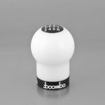 Boomba Racing White Round Shift Knob 270G - V2 | 2015+ Subaru WRX