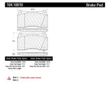 Centric PosiQuiet Front Brake Pads | Multiple Fitments