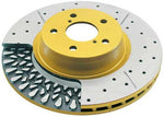 DBA Street Series Gold Slotted/Drilled Rear Rotors