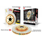 DBA Front XS Drilled & Slotted 4000 Series Rotor MazdaSpeed3 2007-2013