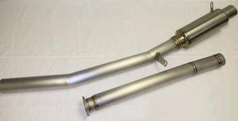 ETS Titanium Catback Exhaust 2003-2006 Mitsubishi Evolution 8/9