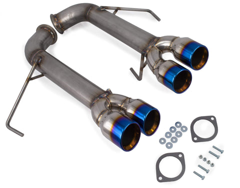 ETS 2.5" Axle Back Exhaust System w/o Muffler (Polished SS Tip) | 2015-2018 Subaru WRX/STI