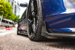 VR Aero Carbon Fiber Front Lip Spoiler Porsche Taycan Turbo | Turbo S