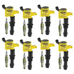 ACCEL Ignition Upgrade Kit- 2004-2008 Ford 4.6L/5.4L/6.8L 3-valve egines, yellow, 8-pack