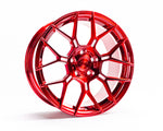 VR Forged D09 Wheel Brushed Red 18x9.5  40mm 5x114.3