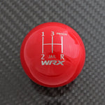 GLOSS RED WEIGHTED - 5 SPEED WRX JAIL-PRISON ENGRAVING - 5 SPEED WRX FITMENT