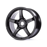 Gram Lights 57CR 18x10.5 +22 5x114.3 Gloss Black Wheel