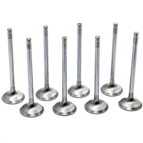 GSC P-D Chrome Polished Super Alloy Exhaust Valve - 31.5mm Head(+1mm) - SET 8 - 4G63T Evo1-9 / DSM