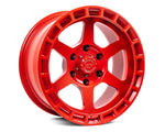 VR Forged D14 Wheel Satin Red 17x8.5 -8mm 6x139.7