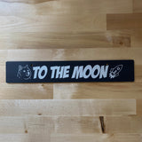 "TO THE MOON" PLATE DELETE