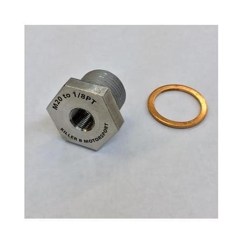 Killer B M20 (OEM) to 1/8PT Oil Temperature Sensor Adapter - Universal