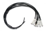 ACCEL Spark Plug Wire Set - Universal - 180 Deg White Ceramic Boots