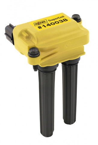 ACCEL Ignition Coil 2005-2020 Gen 3 Chrysler Hemi 5.7L/6.1L/6.2L/6.4L, yellow, Dual Plug, Individual