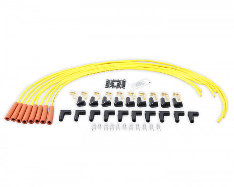 ACCEL Spark Plug Wire Set - 8mm - Yellow with Orange Straight Boots ACC-14038