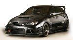 Varis Fiber Lip Spoiler Subaru STI GRB 08-12