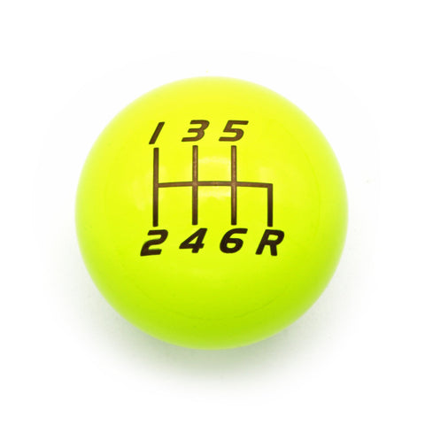 NEON YELLOW WEIGHTED - 6 SPEED VELOCITY RRD ENGRAVING - MAZDA FITMENT