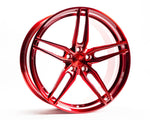 VR Forged D10 Wheel Brushed Red 20x9.5  37mm 5x112