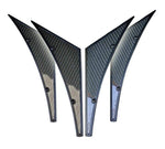 NRG Carbon Fiber Look Canards 4pcs