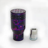 PURPLE COSMIC SPACE - 6 SPEED VELOCITY ENGRAVING (REVERSE RIGHT-DOWN) - MAZDA FITMENT