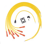 ACCEL Spark Plug Wire Set - Super Stock Graphite Core 7mm - Universal - Straight Boots - Yellow