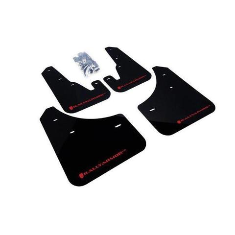 Rally Armor Black Mud Flap w/ Red Logo Mazda 3 / Mazdaspeed 3 2004-2009