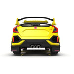Rally Armor UR Black Mud Flap w/ Black BCA Logo Honda Civic Type-R 2017-2019