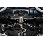 Remark Cat Back Exhaust Spec I w/Single Carbon Fiber Tip Cover Honda Civic Type R 2017-2019